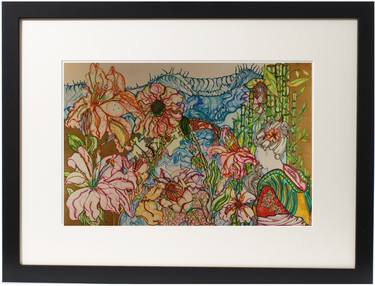 Original Fine Art Floral Paintings by Terry Cornelius