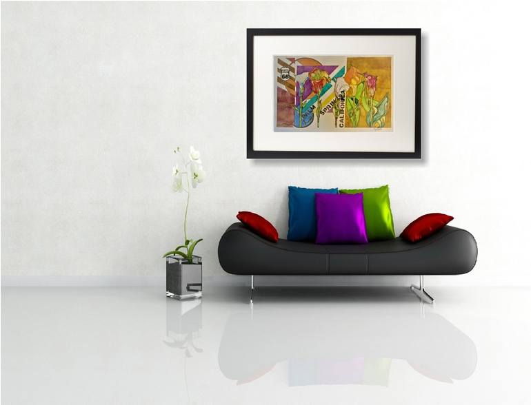 Original Fine Art Abstract Painting by Terry Cornelius