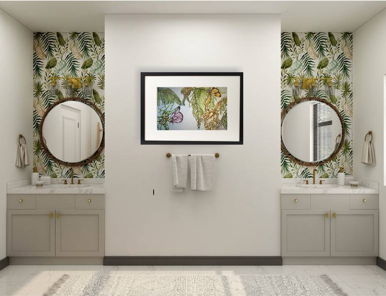 Original Contemporary Botanic Painting by Terry Cornelius
