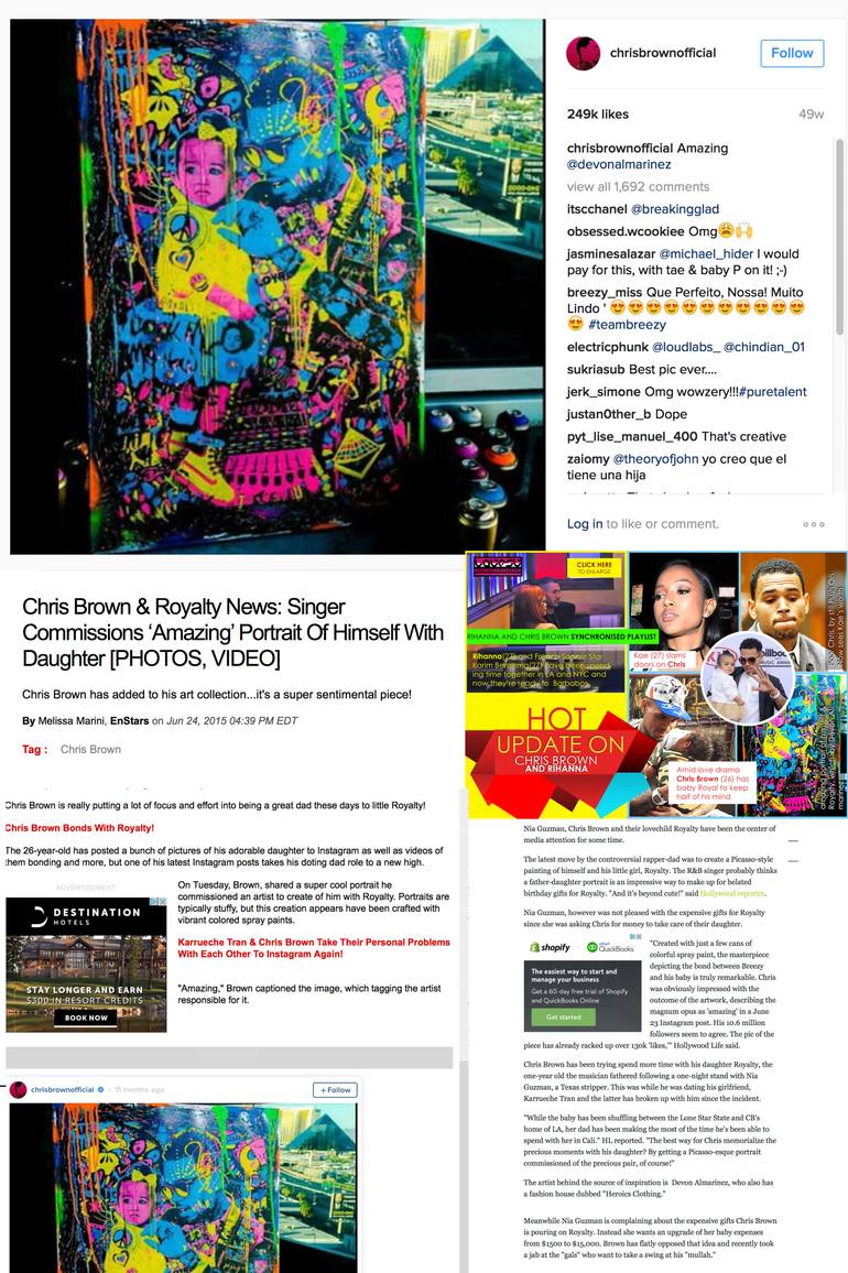 Original Modernism Pop Culture/Celebrity Painting by Devon Almarinez