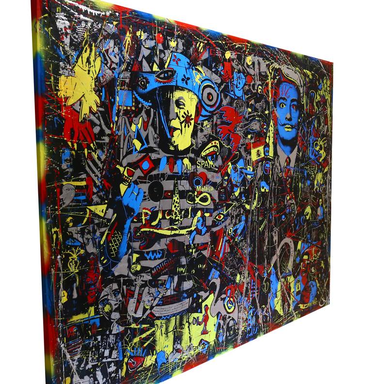 Original Abstract Pop Culture/Celebrity Painting by Devon Almarinez