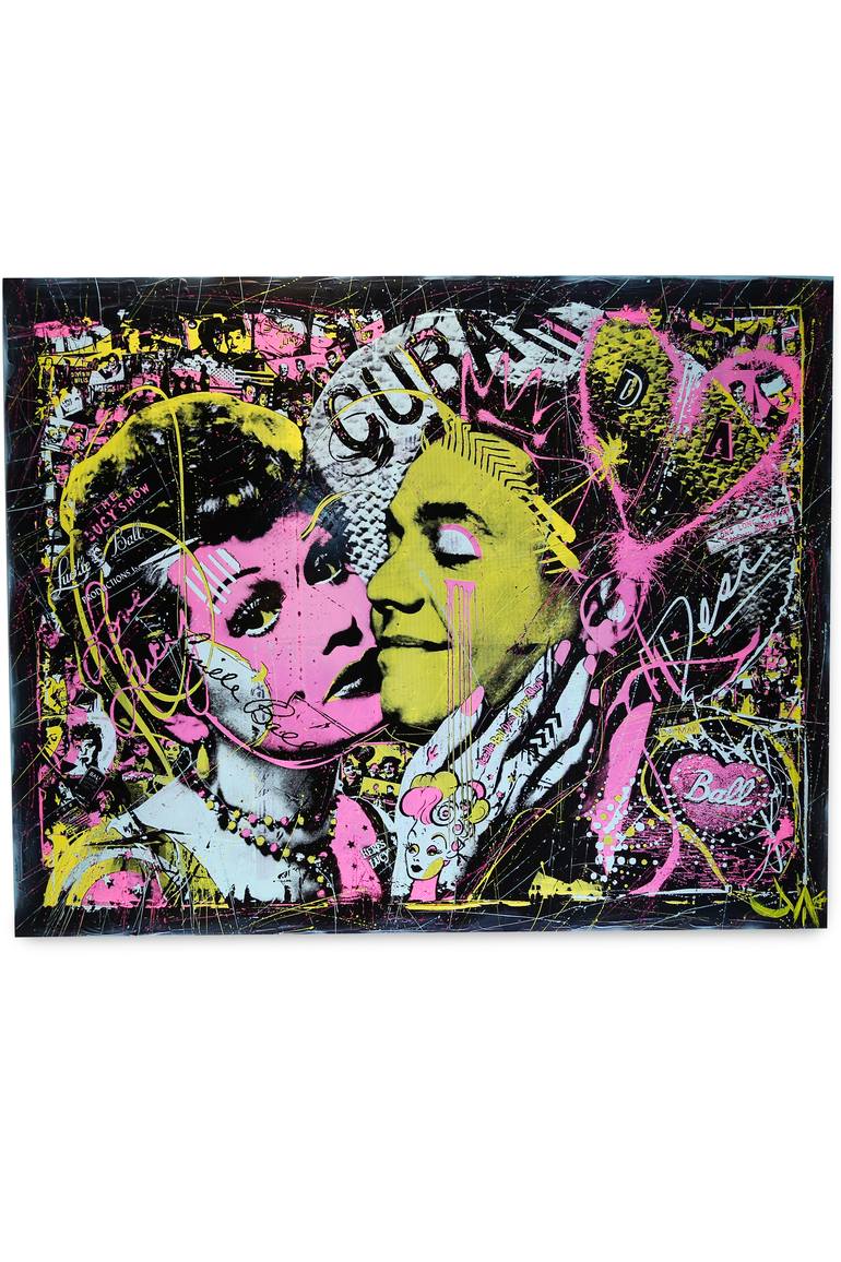 I Love Lucy Painting by Devon Almarinez | Saatchi Art