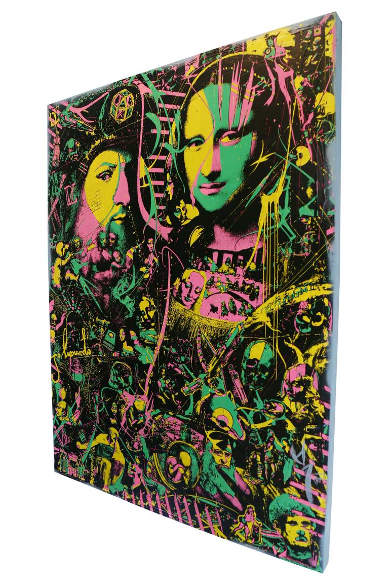 Original Modernism Pop Culture/Celebrity Painting by Devon Almarinez