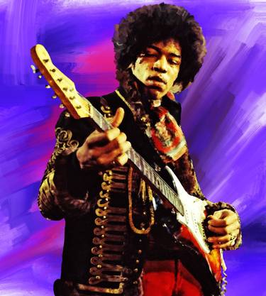 Jimi Hendrix Painting thumb