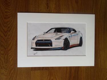 Print of Car Drawings by Todd Mpeli