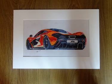 Print of Photorealism Car Drawings by Todd Mpeli