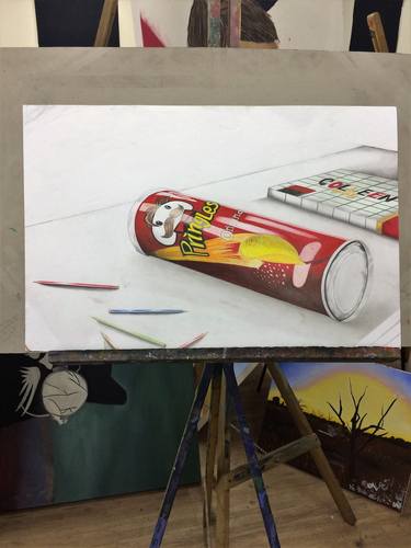 Print of Photorealism Food & Drink Drawings by Todd Mpeli