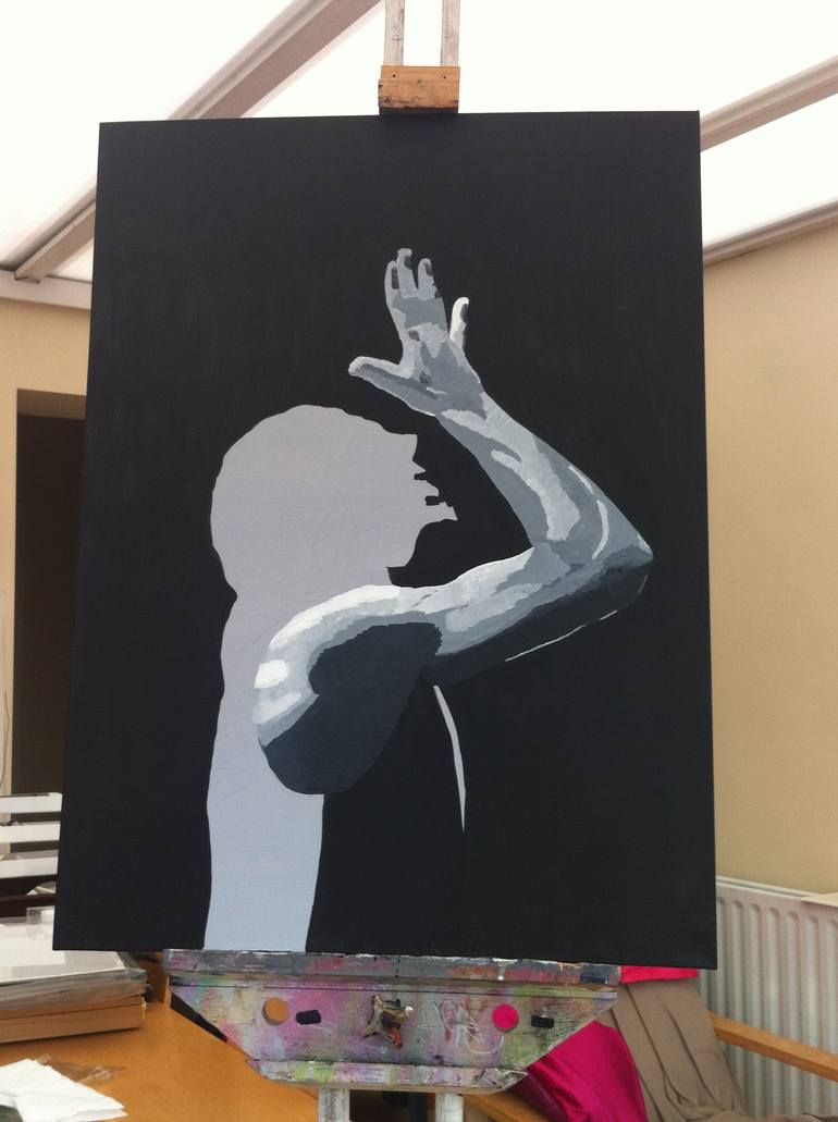Original Portraiture Performing Arts Painting by Charlotte Moore