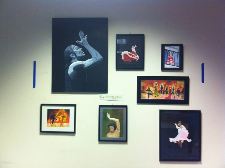 Original Portraiture Performing Arts Painting by Charlotte Moore