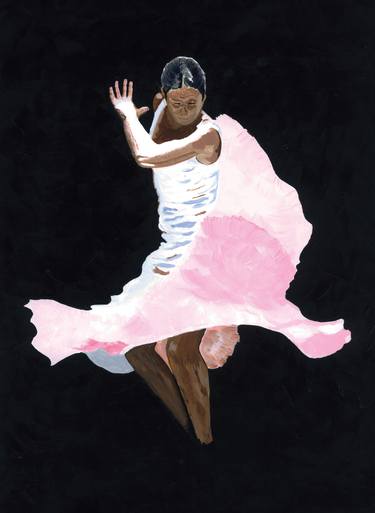 Original Figurative Performing Arts Paintings by Charlotte Moore