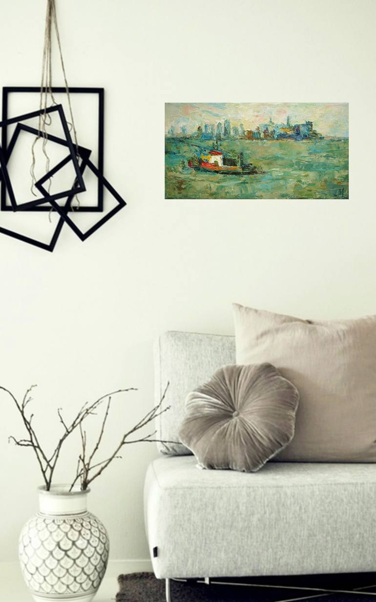 Original Fine Art Landscape Painting by Leah Maximova