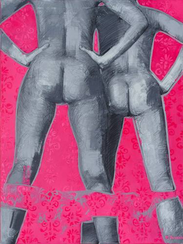 Print of Pop Art Erotic Paintings by Yuliia Poliakova