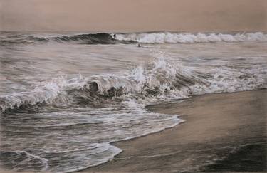 Original Photorealism Seascape Drawings by Marianna Foster