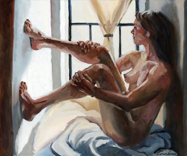 Original Figurative Nude Paintings by Ouida Touchon