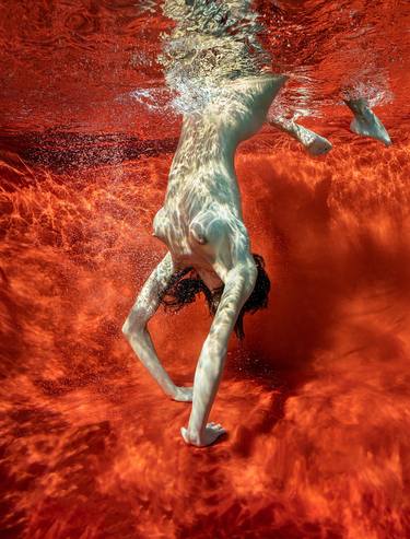 Blood and Milk VIII - underwater nude photograph 35x26 thumb
