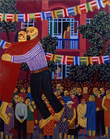 Print of Dada People Paintings by Sergey Dronov