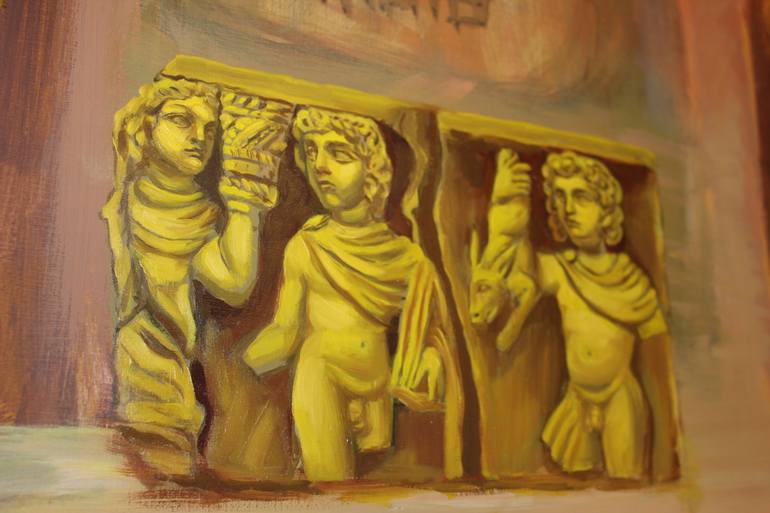 Original Expressionism Religion Painting by Sergey Dronov