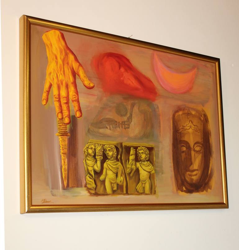 Original Expressionism Religion Painting by Sergey Dronov