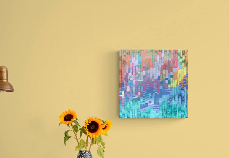 Original Abstract Expressionism Abstract Painting by Karen Goddard