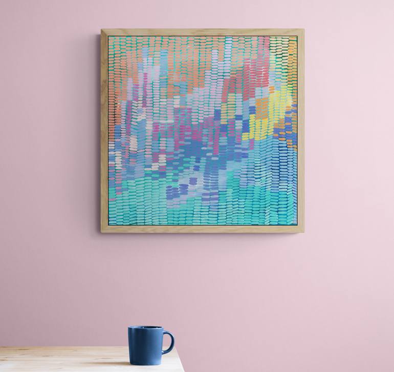 Original Abstract Expressionism Abstract Painting by Karen Goddard