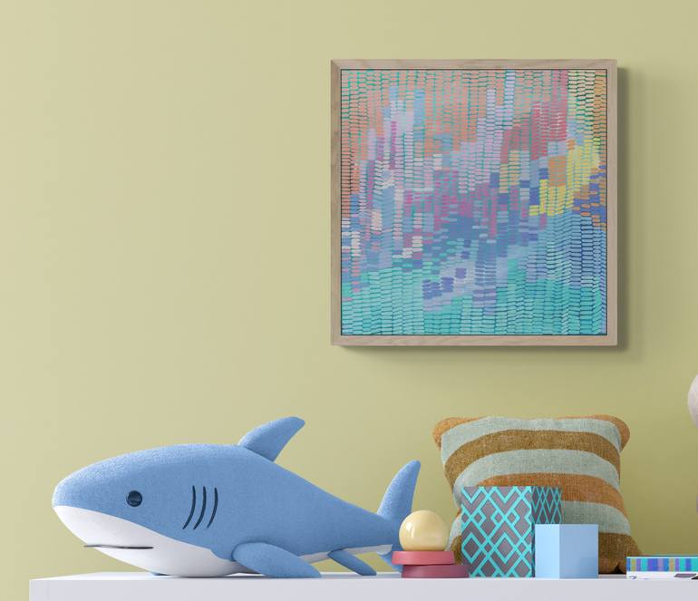 Original Abstract Expressionism Abstract Painting by Karen Goddard