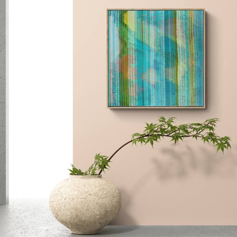 Original Abstract Expressionism Abstract Painting by Karen Goddard