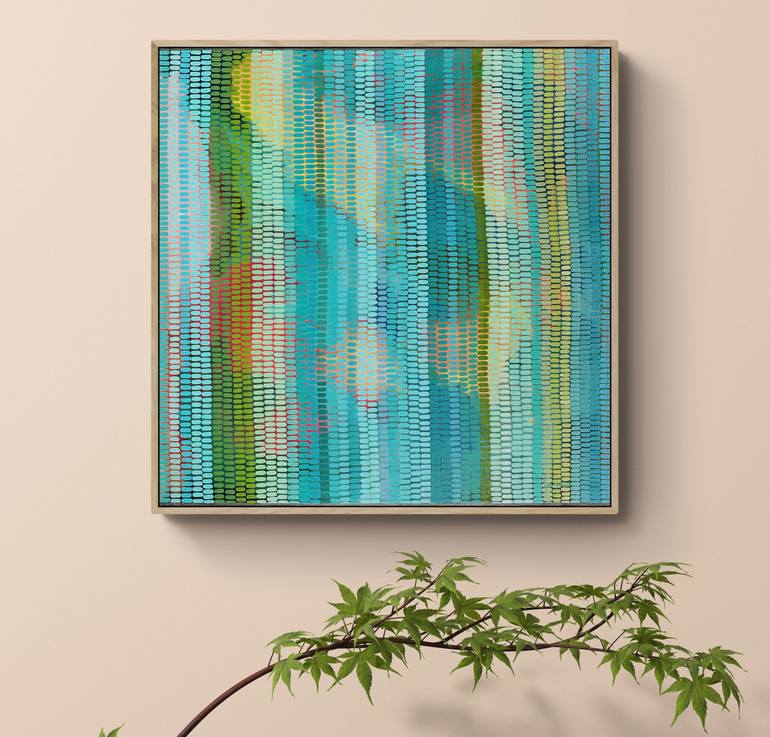 Original Abstract Expressionism Abstract Painting by Karen Goddard