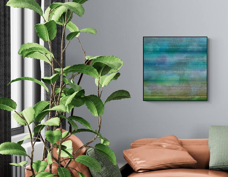 Original Abstract Expressionism Abstract Painting by Karen Goddard