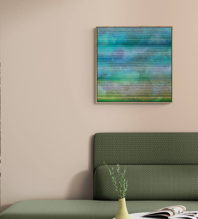 Original Abstract Expressionism Abstract Painting by Karen Goddard