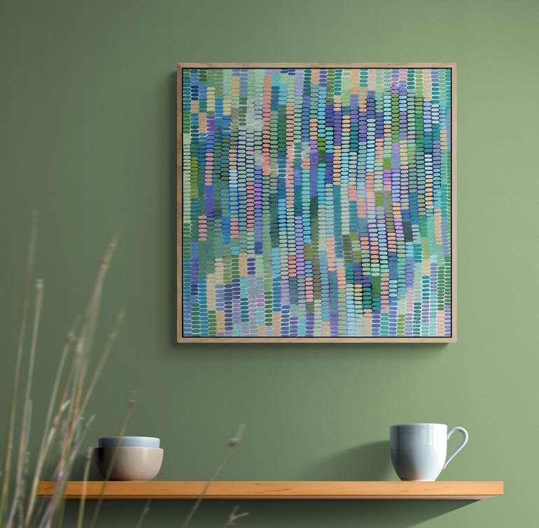 Original Abstract Expressionism Abstract Painting by Karen Goddard