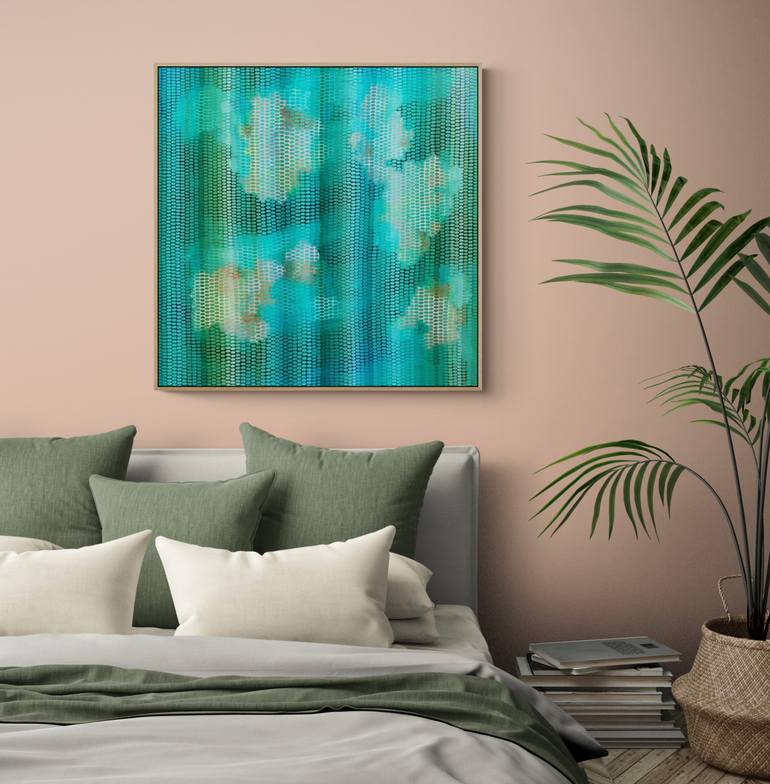 Original Abstract Expressionism Abstract Painting by Karen Goddard