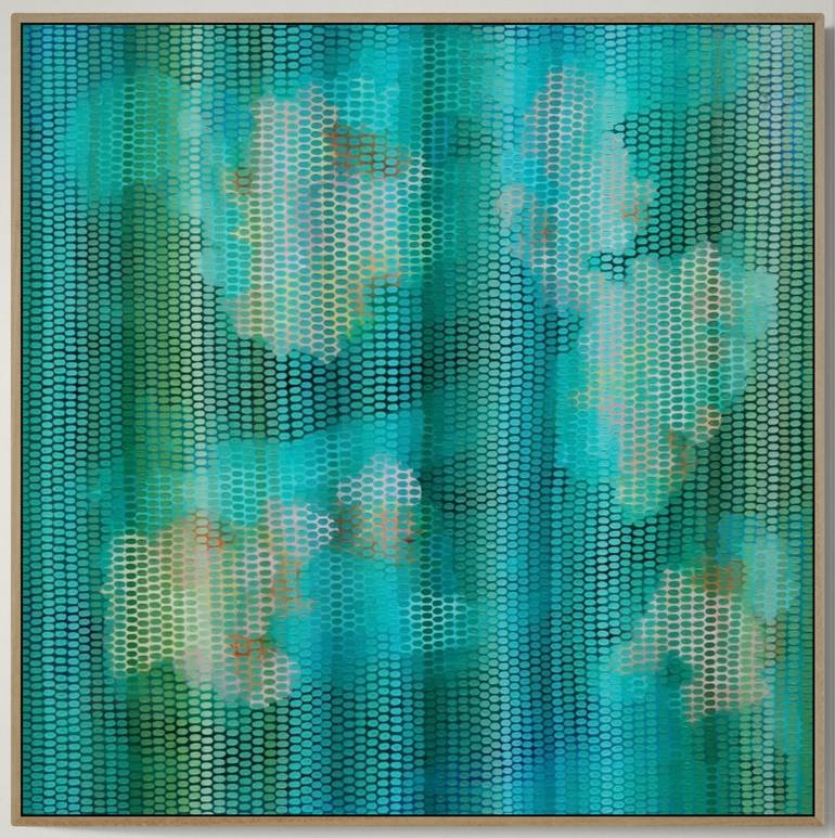 Original Abstract Expressionism Abstract Painting by Karen Goddard