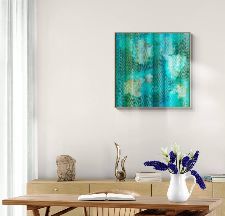 Original Abstract Expressionism Abstract Painting by Karen Goddard