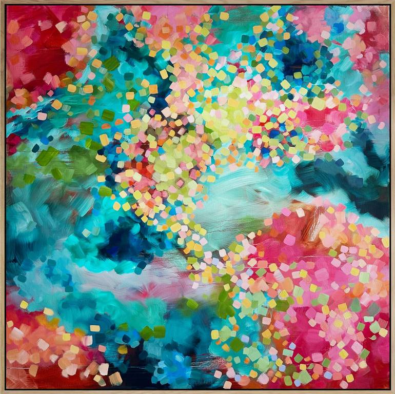 Original Abstract Expressionism Abstract Painting by Karen Goddard