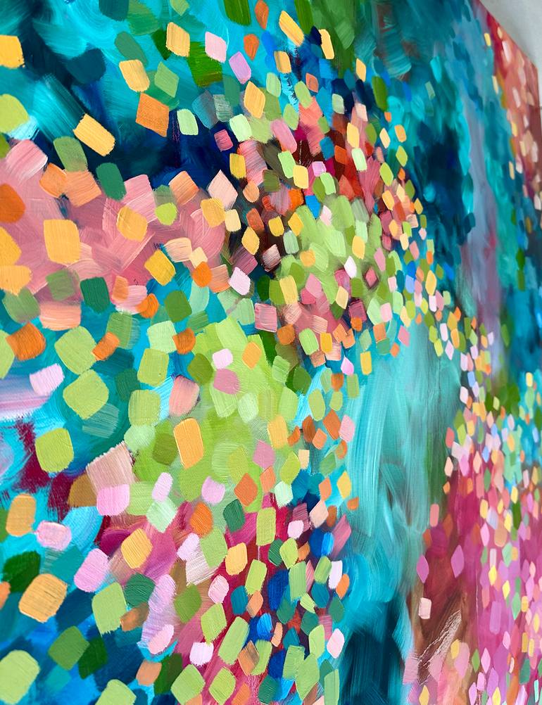Original Abstract Expressionism Abstract Painting by Karen Goddard