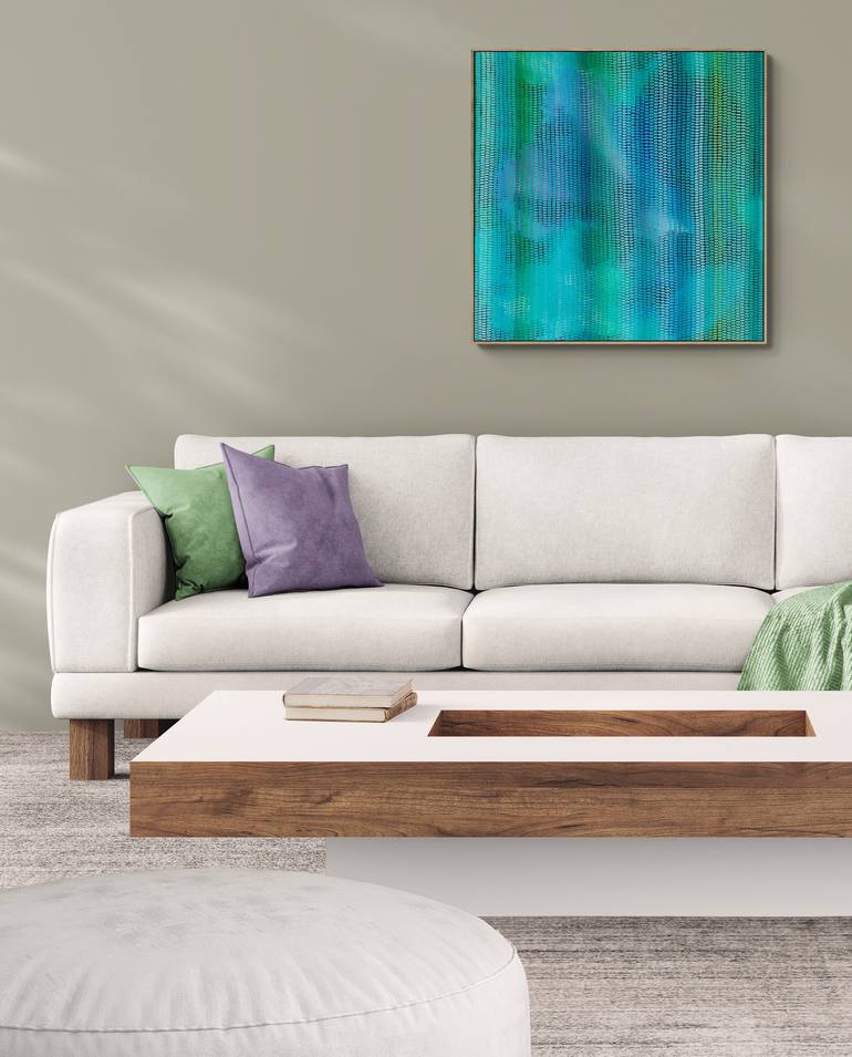 Original Abstract Expressionism Abstract Painting by Karen Goddard