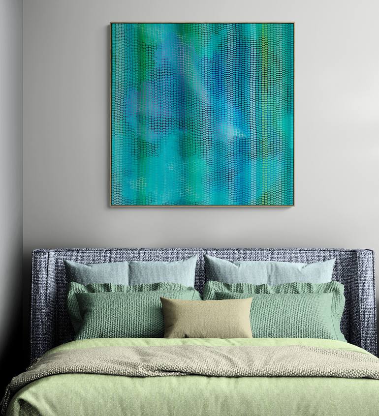 Original Abstract Expressionism Abstract Painting by Karen Goddard
