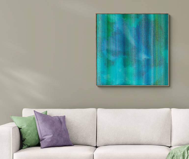 Original Abstract Expressionism Abstract Painting by Karen Goddard