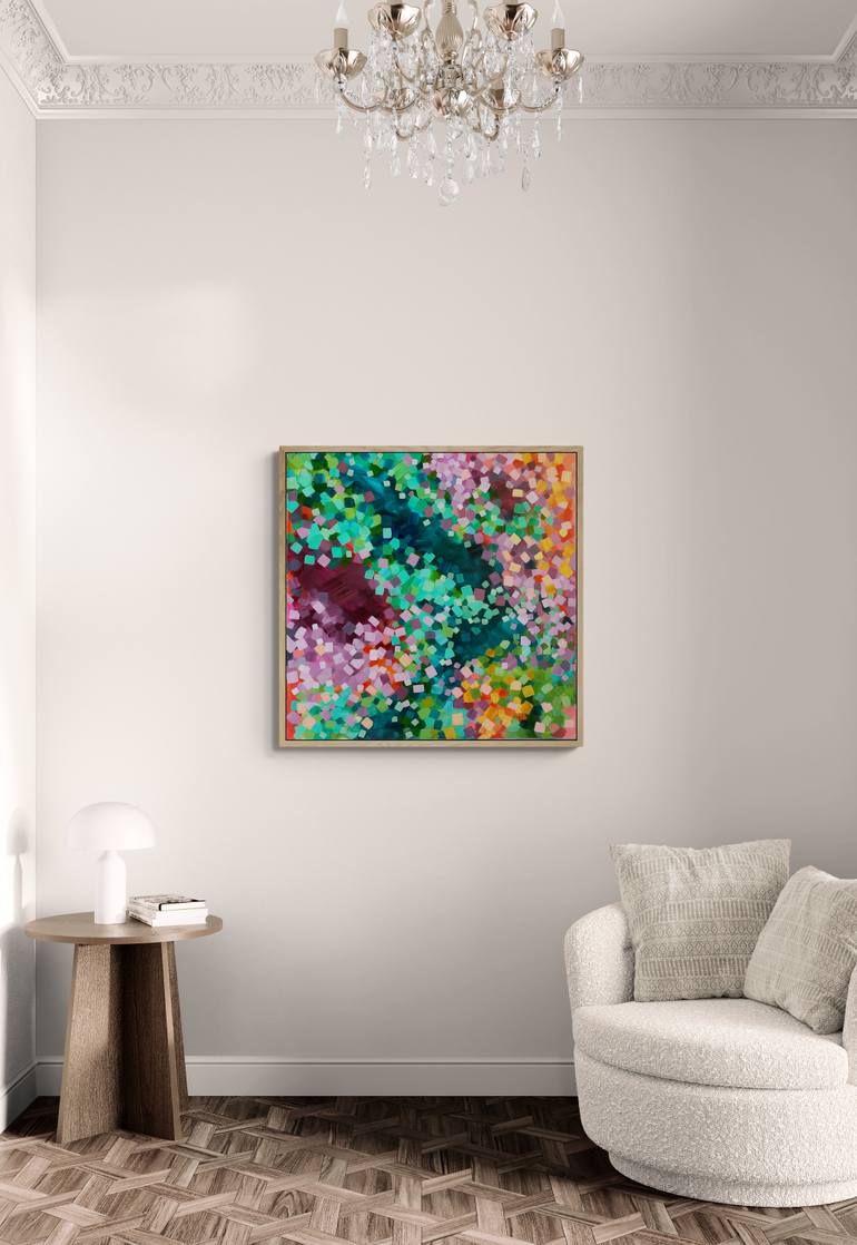 Original Abstract Expressionism Abstract Painting by Karen Goddard