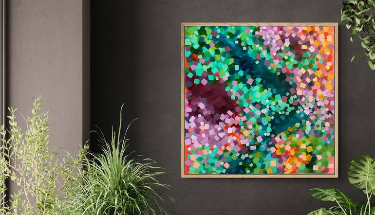 Original Abstract Expressionism Abstract Painting by Karen Goddard