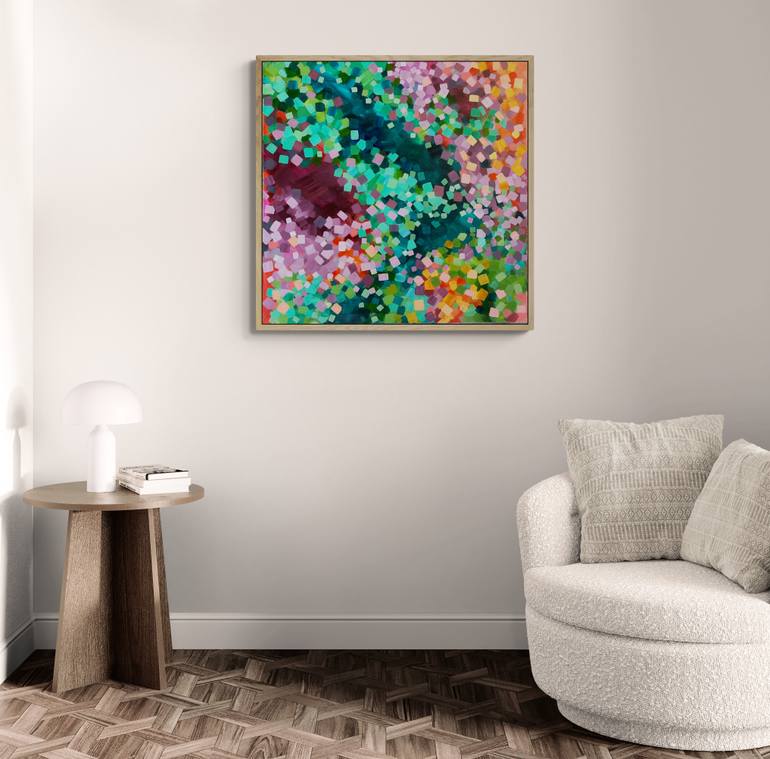 Original Abstract Expressionism Abstract Painting by Karen Goddard