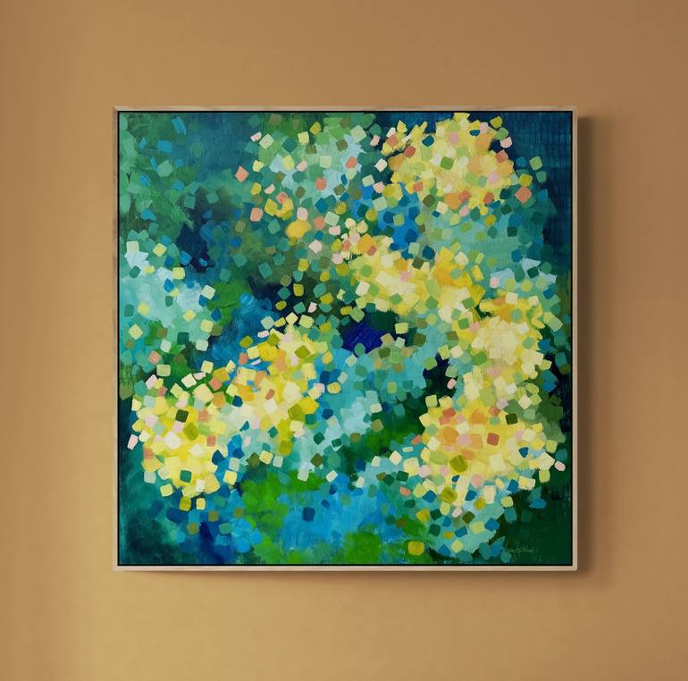 Original Abstract Expressionism Abstract Painting by Karen Goddard