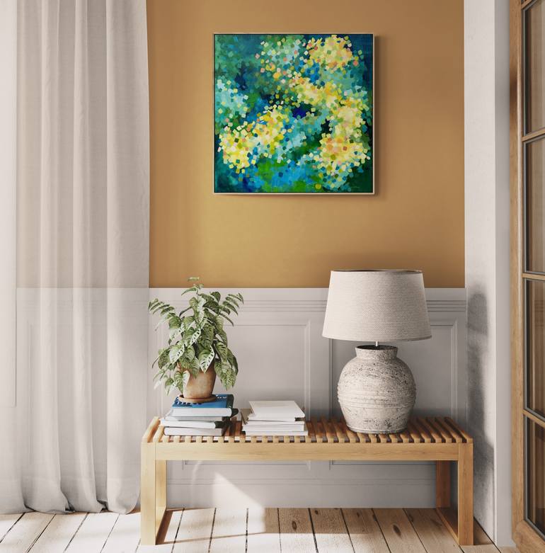 Original Abstract Expressionism Abstract Painting by Karen Goddard