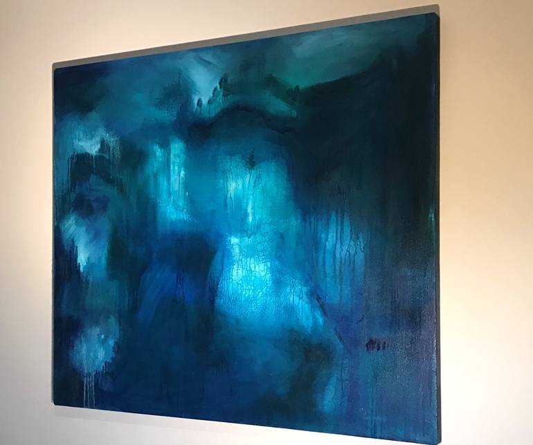 Original Abstract Expressionism Abstract Painting by Karen Goddard