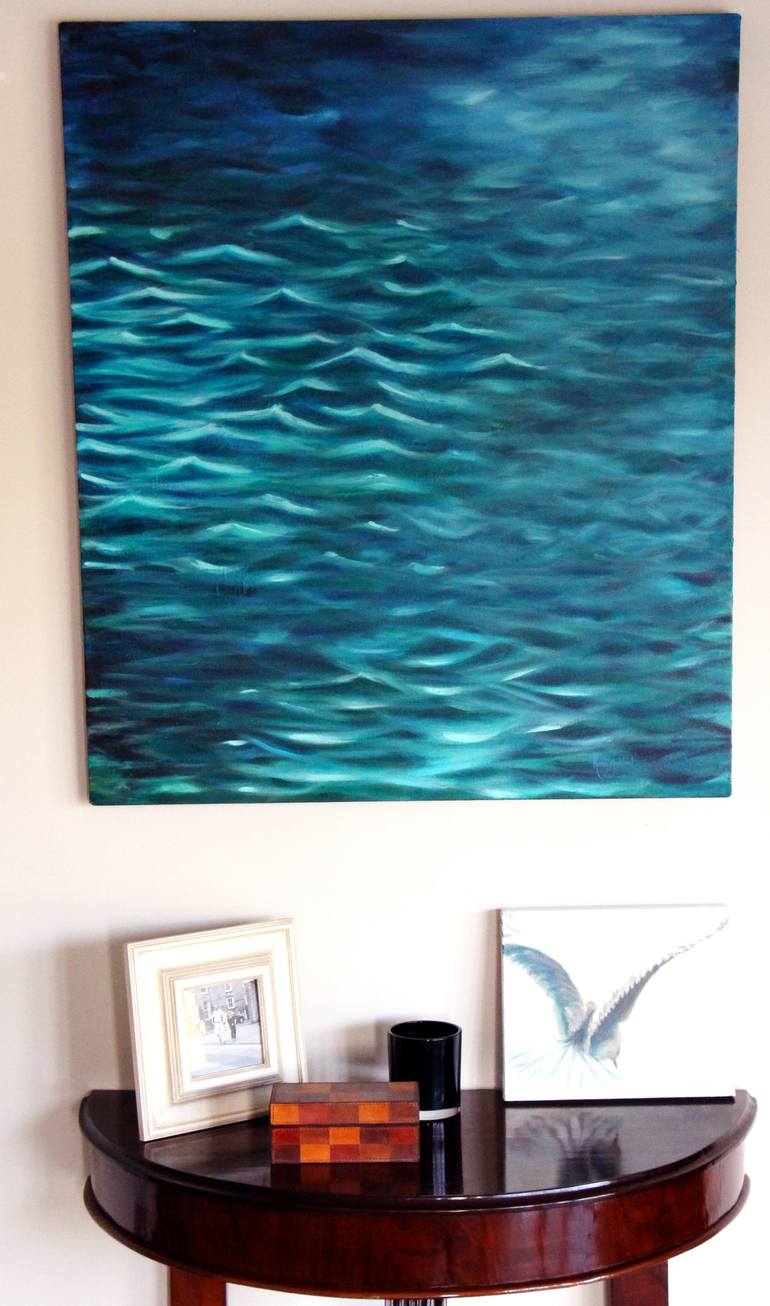 Original Abstract Water Painting by Karen Goddard