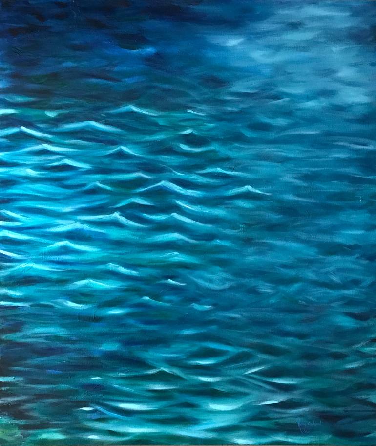 Original Abstract Water Painting by Karen Goddard