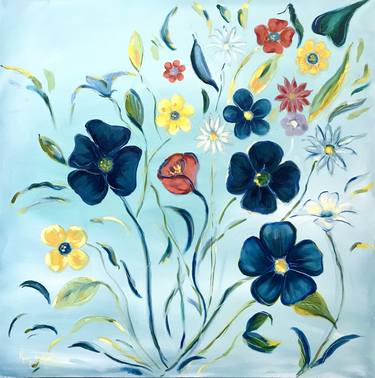 Original Floral Paintings by Karen Goddard