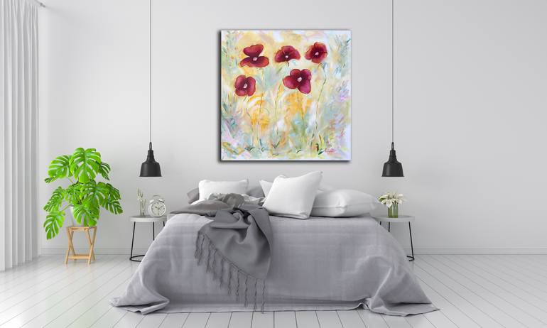 Original Abstract Expressionism Abstract Painting by Karen Goddard