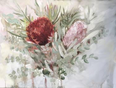Original Impressionism Botanic Paintings by Karen Goddard