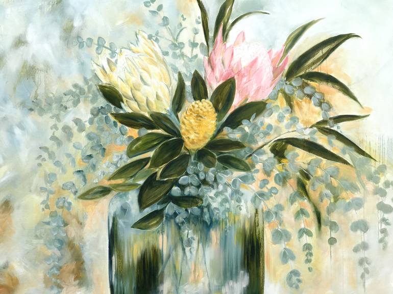 Original Floral Painting by Karen Goddard